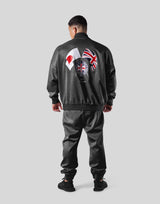 New Flag Oversize Track Jacket - D.Grey