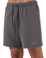 LÝFT Logo Sweat Shorts - D.Grey