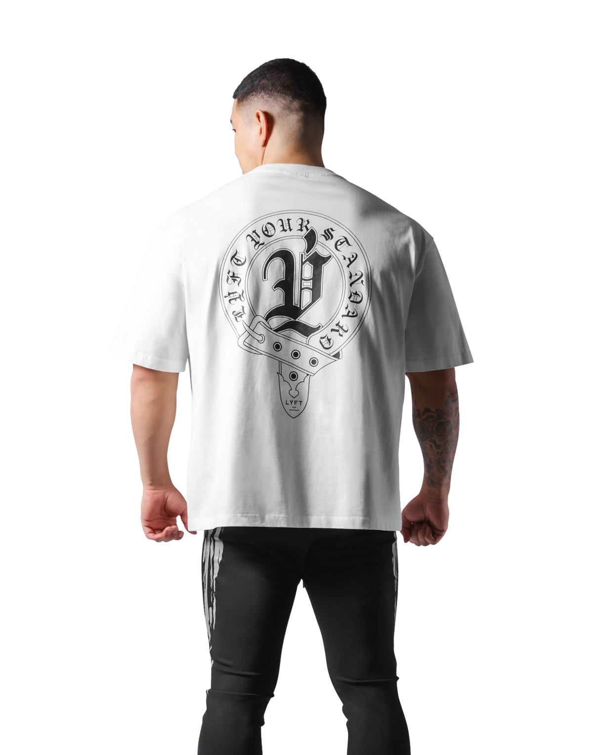 Old English Big T-Shirt - White