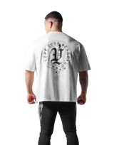 Old English Big T-Shirt - White