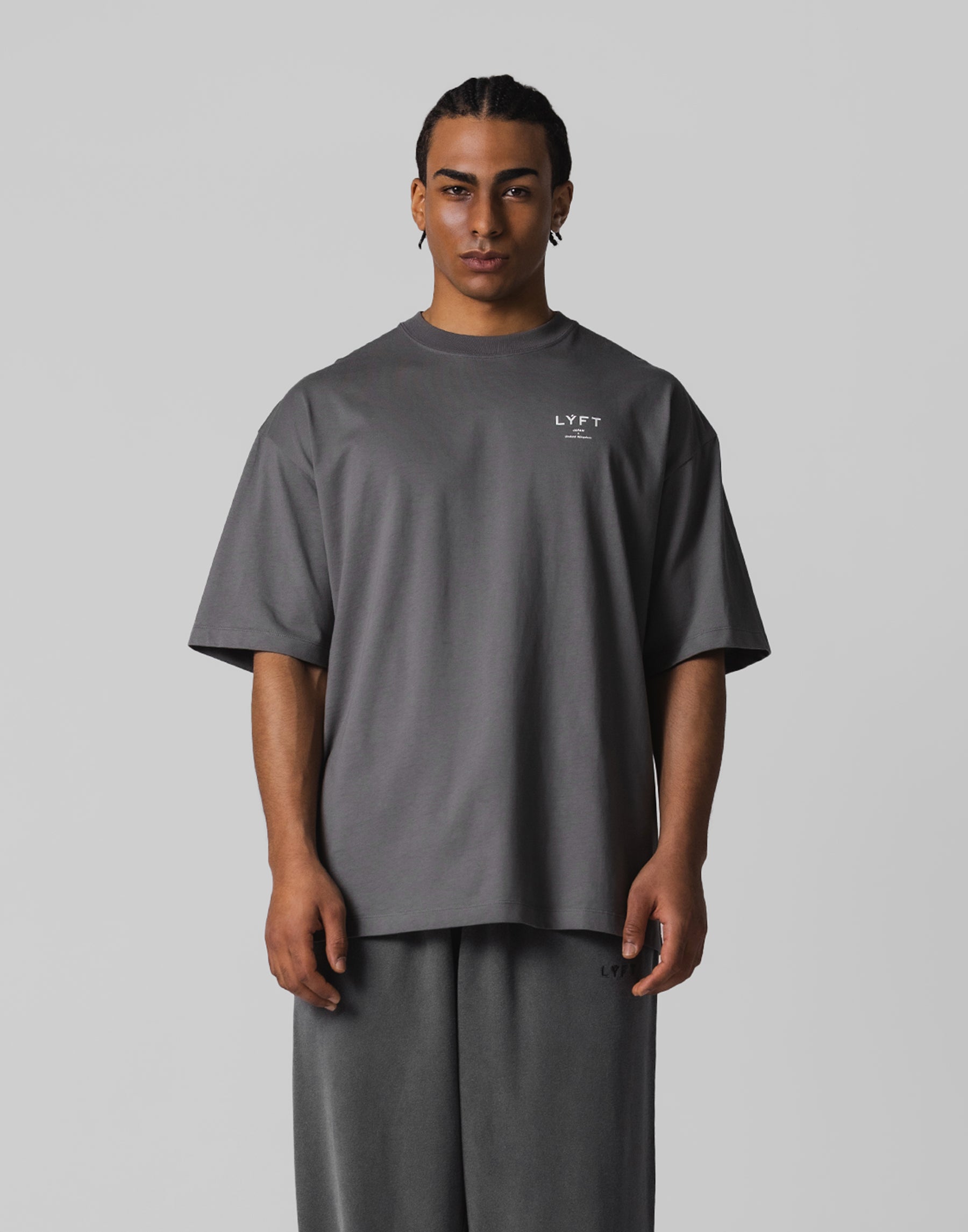 One Point LÝFT Big T-Shirt - D.Grey