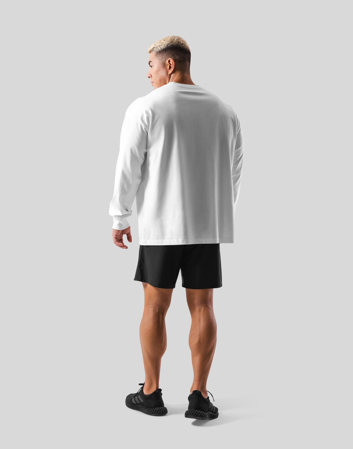 LÝFT Logo Long T-Shirt - White
