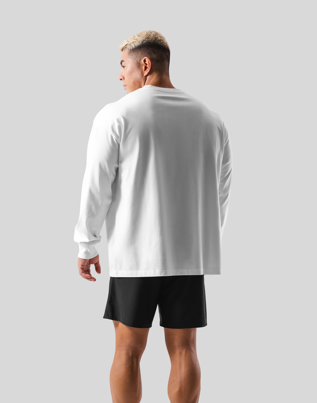 LÝFT Logo Long T-Shirt - White