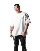 Old English Big T-Shirt - White