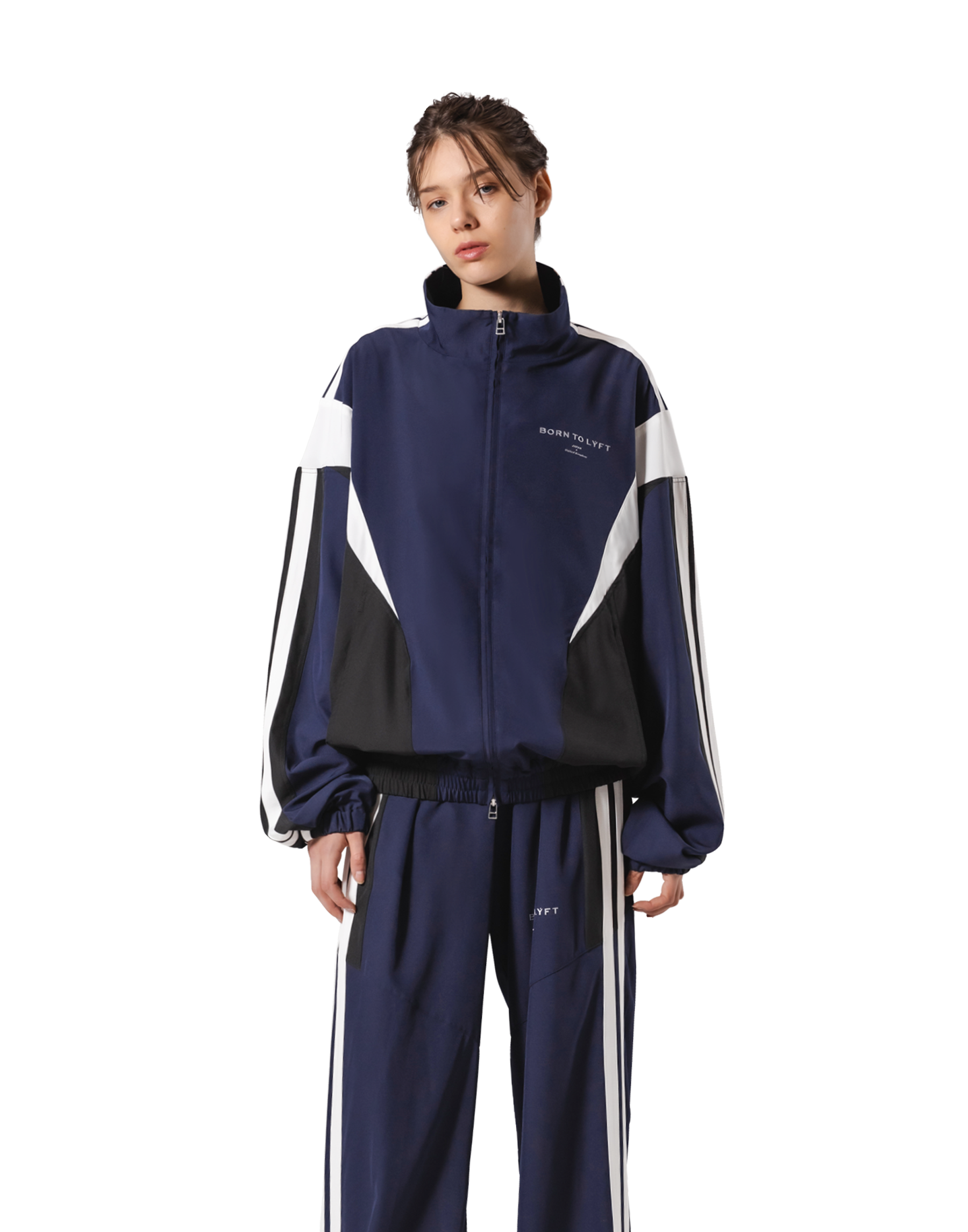 2Line Oversize Track Jacket - Navy – LÝFT