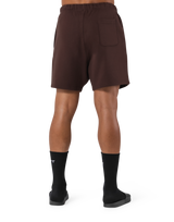 LÝFT Logo Sweat Shorts - Brown