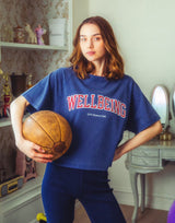 College Logo Big T-Shirt - Navy