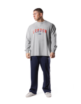 Vintage London Logo Long T-Shirt - Grey