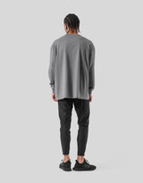 LÝFT Logo Long T-Shirt - D.Grey