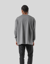 LÝFT Logo Long T-Shirt - D.Grey