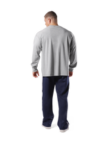 Vintage London Logo Long T-Shirt - Grey