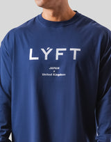 LÝFT Logo Long T-Shirt - Navy