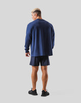 LÝFT Logo Long T-Shirt - Navy