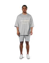 LÝFT Athletic Logo Extra Big T-Shirt - Grey