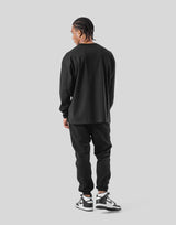 LÝFT Logo Long T-Shirt - Black