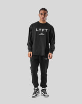 LÝFT Logo Long T-Shirt - Black
