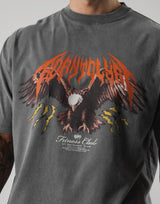 Eagle Graphic Vintage Big T-Shirt - D.Grey