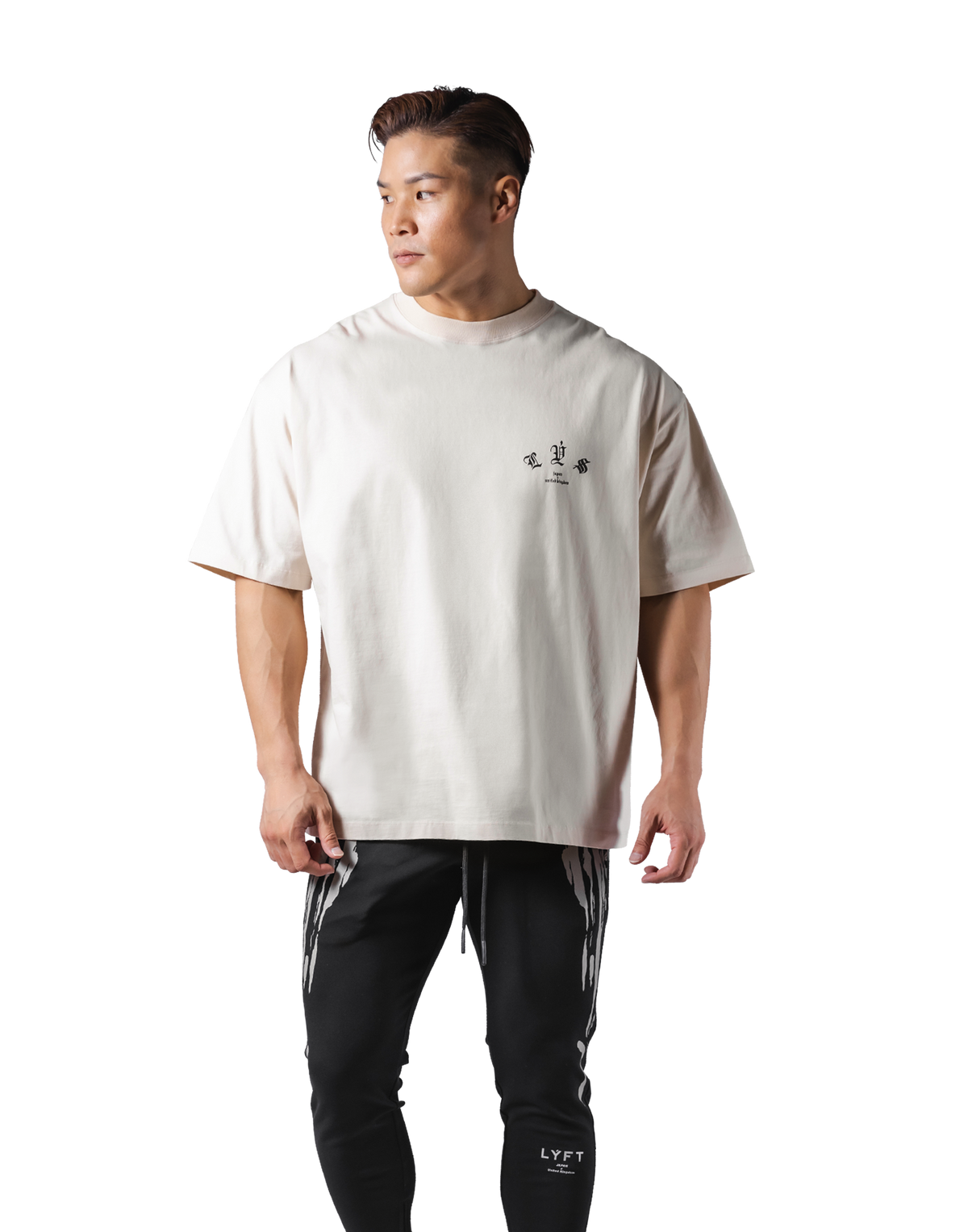 Old English Big T-Shirt - Ivory