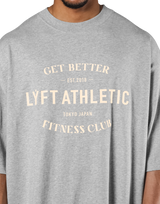 LÝFT Athletic Logo Extra Big T-Shirt - Grey