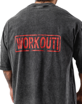 Leg Day Vintage Extra Big T-Shirt - Black