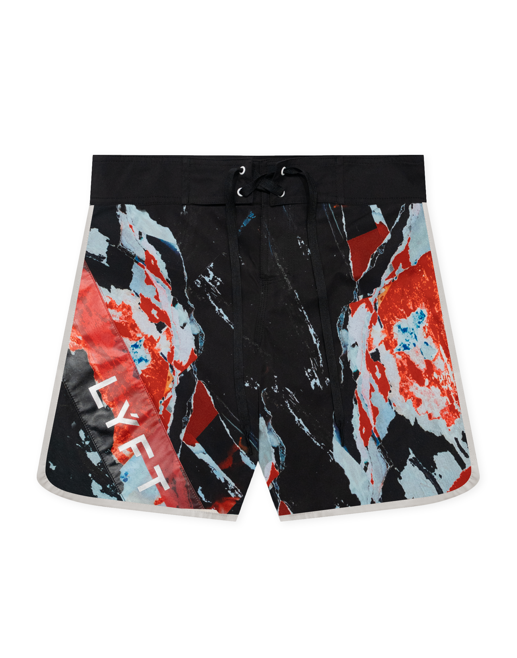 LÝFT GRAPHIC STAGE SHORTS / S LÝFT Original Graphic Stage Shorts - Ryo Terashima Type - Red