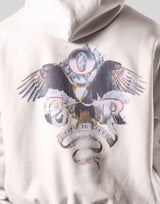 LÝFT × COR Limited Graphic Sweat Hoodie - Ivory