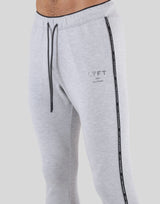 Logo Line Stretch Pants - Grey