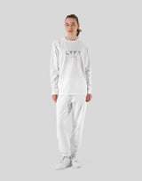 LÝFT Logo Long T-Shirt - White