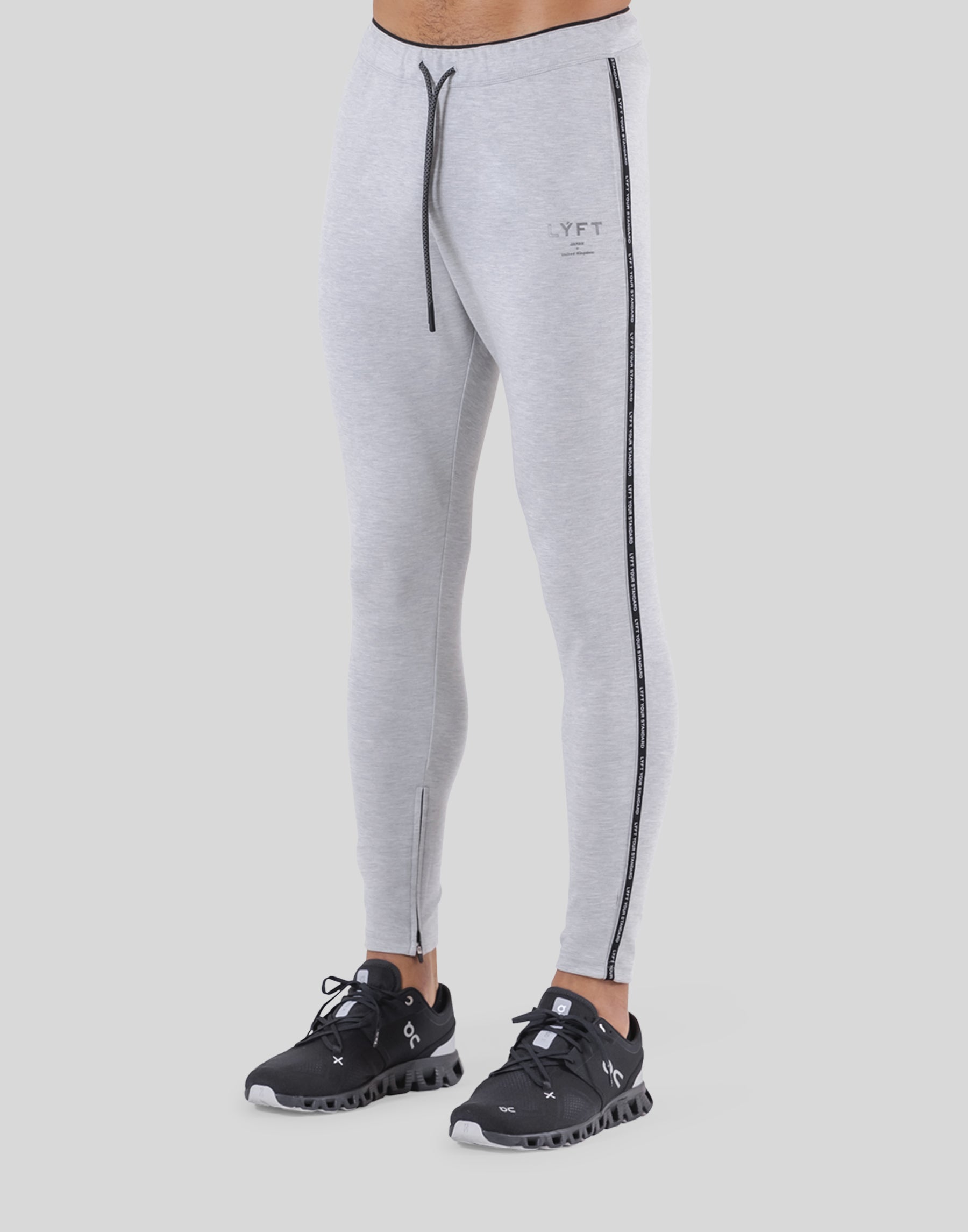 Logo Line Stretch Pants - Grey – LÝFT