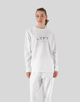 LÝFT Logo Long T-Shirt - White