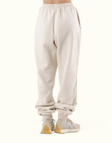 LÝFT Label Wide Sweat Pants - Ivory