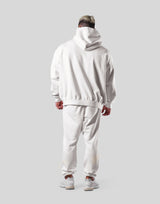 College Logo Vintage Sweat Hoodie - White