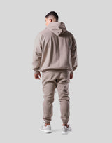 Y Oversize Sweat Hoodie - Beige