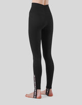 LÝFT Border Foot Strap Leggings - Black