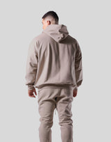 Y Oversize Sweat Hoodie - Beige