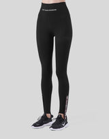 LÝFT Border Foot Strap Leggings - Black