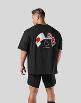 New Flag Big T-Shirt - Black