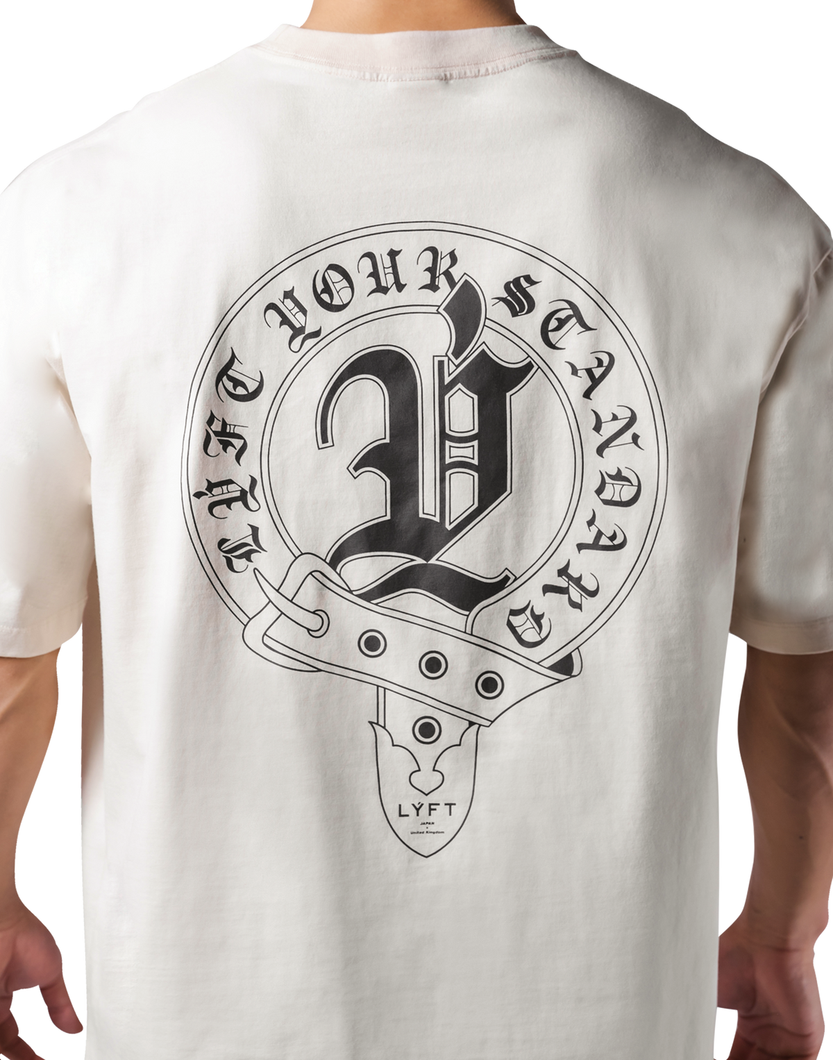 Old English Big T-Shirt - Ivory