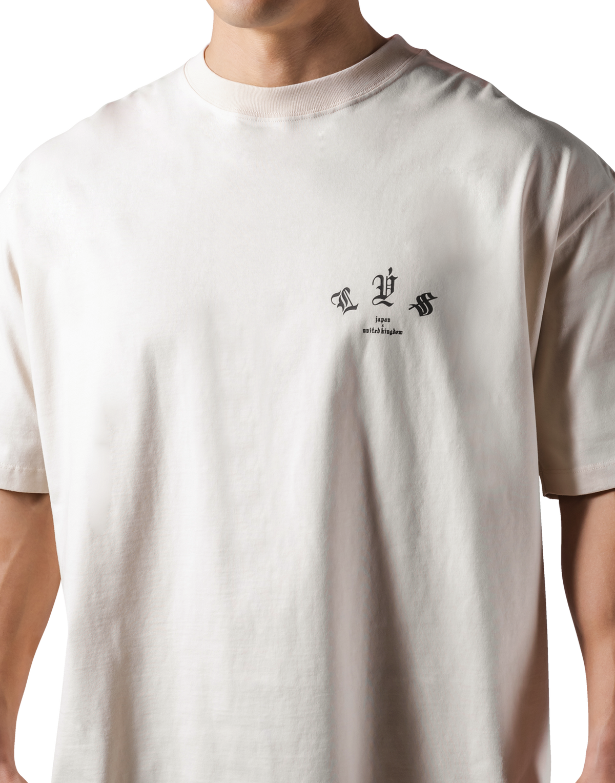 Old English Big T-Shirt - Ivory