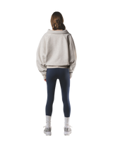 Raglan Sleeve Polo Sweatshirt - Ivory