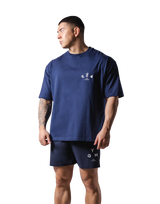 Old English Big T-Shirt - Navy