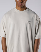 One Point LÝFT Logo Vintage Big T-Shirt - Ivory