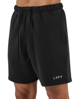 LÝFT Logo Sweat Shorts - Black