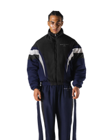 SWITCH LAYER™ 2Line TRACK | BLACK Puffer Jacket V.2 - Navy