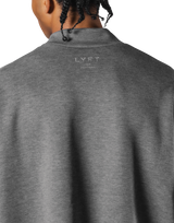Oversize Mock Neck Pullover - D.Grey