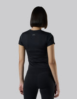 Slim Fit Short Sleeve T-Shirt - Black