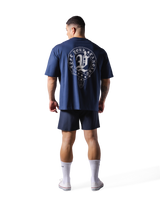 Old English Big T-Shirt - Navy