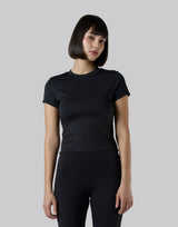 Slim Fit Short Sleeve T-Shirt - Black