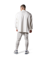 Oversize Mock Neck Pullover - Ivory