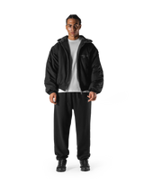 SWITCH LAYER™ Vintage Hoodie | MA-1 Puffer Jacket - Black